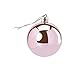 Juvale 48-Pack Mini Christmas Tree Ornaments - Pink Shatterproof Small Christmas Balls Decoration, Assorted 3-Finish Shiny, Matte, Glitter, Hanging Plastic Bauble Holiday Decor, 1.5 Inches