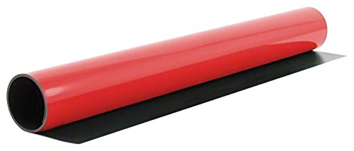 MagFlex® 620mm Wide Flexible Magnetic Sheet - Matt Red (1 Metre Length)