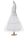 Remedios Kids Crinoline Petticoat Flower Girl Wedding Underskirt Slip, one size White