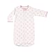 Hudson Baby Unisex Baby Cotton Long-Sleeve Wearable Sleeping Bag, Sack, Blanket, Pink Scroll 1-Pack, 0-3 Months