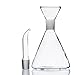 ELETON Olive Oil Dispenser Bottle Glass with No Drip Bottle Spout -Pourer Dispensing Bottles for Kitchen - Olive Glass Dispenser to Control Cooking Vegetable Oil and Vinegar(12 oz)