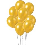 12 inches Gold Color Latex Balloons Party Decoration Accessories & Party Favors(Pack of 100)