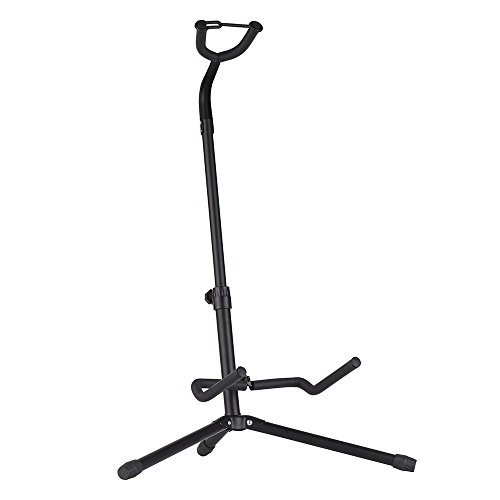 Haga Holder for Guitar Guitar Floor Stand Metal guitarra Stand Musical Instrument Tripod Holder for Acoustic Electric Guitar Bass - Thumbnail 3