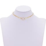 Zealmer Shoopic Multi-Layer Coin Choker Long Y Chain Necklace for Women