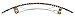 France Luxe Large Rectangle Barrette - Opera Silver