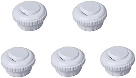 5 Pack Pool Spa Eyeball Jet Slotted Opening 1.5" Threaded Adjustable Angle