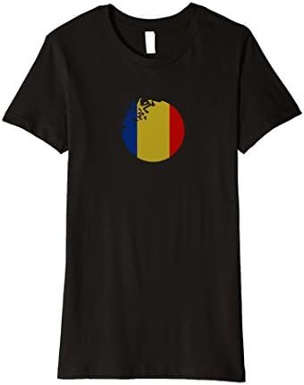 Romania Flag Round Shattered Romanian Flag T-Shirt