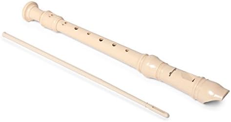 TechnoBuyers New Descant Soprano Recorder 8-hole Music Instrument With Cleaning Rod + Bag Case