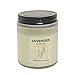 Candles, Natural Scented Soy Candle, Highly Scented and Long Burning Aromatherapy Jar Candles for Stress Relief and Relaxation with Pure Essential Oil, Portable Travel Gift Box for Home (Lavender)