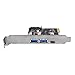 SHINESTAR USB 3.1 PCIe Card, USB C Expansion Card, PCI-e to 3 Port [ 1 X Type C + 2 X Type A ] Adapter, PCI Express Controller Hub for Desktop PC with Low Profile Bracket. 15 Pin SATA Power Connector