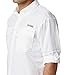 Columbia Men's Standard Blood and Guts III LS Woven Shirt, White, Large