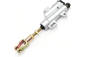 Hoypeyfiy Universal Rear Foot Brake Hydraulic Master Cylinder Pump Rear Brake Master Cylinder Off-road Rear Brake Pump for Mo