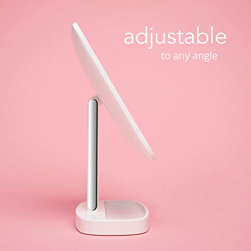 Fancii LED Makeup Vanity Mirror with 3 Light Setting and 15x Magnifying