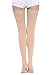 TOFLY® Medical Thigh High Compression Stockings for Women & Men, Closed Toe, Opaque, Firm 20-30mmHg Graduated Compression Socks with Silicone Band, Support for Varicose Veins, Edema, Travel,Beige M