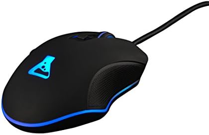 Kult Helium - RATÓN Gaming - 800 a 3200 dpi Sensor óptico, Retroiluminación 7 Colores LED, 6 Botones - Ratón de Juego cómodo y Ligero - Compatible con PC/Mac/Xbox One / PS4/PS5 (con Cable)