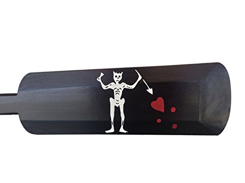 Wooden Blackbeard's Decorative Pirate Rowing Oar with Hooks 62 - Paddle Oar