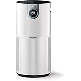 Shark Air Purifier for Home Large Room, Clean Sense Technology, HEPA Air Filter, 1000 Sq Ft, Kitchen, Filters Smoke, Captures 99.98% of Particles, Pet Dander, Pollutants, Dust, Allergens, HP201