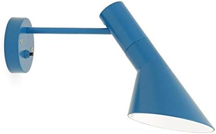 Arne Jacobsen アルネ ヤコブセン Aj ブラケットライト ブルー 昼白色 S リプロダクト品 安い 東芝led電球付き 60w Lda7n G E17