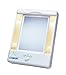 Conair Two-Sided Lighted Makeup Mirror with 4 Light Settings; 1x/5x Magnification; White