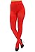 Opaque Red Stretchy Leotard Tights
