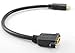 CablesOnline 1ft Hi-Speed HDMI 1.4 w/Ethernet Channel M to F Panel Mount Extension Cable, (H4-P001)