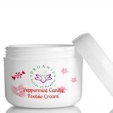 Organic Fields of Heather Peppermint Refresh Organic Deodorizing Footsie Cream With Botanically Infused Ingredients, 8.0 fl. Oz