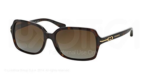 Coach Womens Blair Sunglasses (HC8116) Tortoise/Brown Acetate - Polarized - 56mm