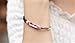 Mondaynoon Deal of the Day Swarovski Element Crystal Jewelry Womens Half Leather Stainless Steel Bracelet, Elegant Lady Cuff Bangle with Rope (Colorful Blue)