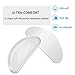 Eyeglasses Nose Pads Anti-Slip Soft Silicone Adhesive Nosepads for Glasses Sunglasses 12 Pairs