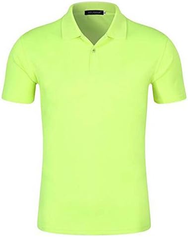 Men's Many Colors Short-Sleeve Polo Shirt XL Fluorescent Green