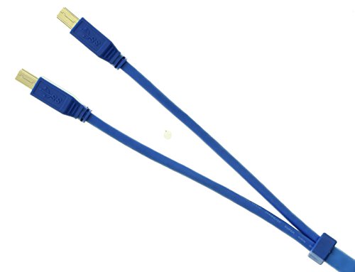 Aleratec SuperSpeed USB 3.0 (2) Type A Male to (2) Type B Male Snake Cable, Blue, 6ft (1.82m)