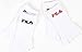 Pack of 6 Pairs Fila Skele-toes-socks -Women's- White 9-11 (Shoe Size 4-10)