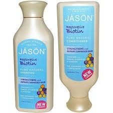 Buy Jason All Natural Organic Biotin Shampoo And Conditioner For