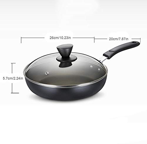 ZZY Pan Non-Stick Frying Pan Pancake Pot 26cm Fried Egg Pot Steak Pot Gas Stove Pot Small Wok - Thumbnail 5