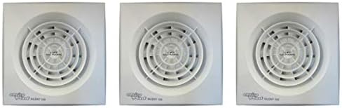 Pack of 3 x Envirovent SILENT-125T"Silent" Timer Extractor Fans 5" 125mm