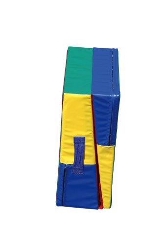 Tumbl Trak Folding Cheese Mat, Primary Rainbow, 4 ft x 18 in x 8 in