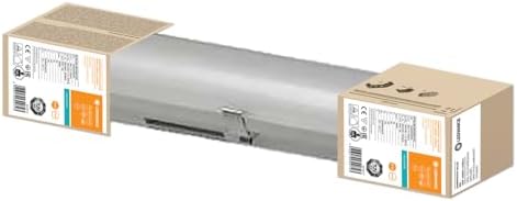 Feuchtraumleuchte LED: für Decke/Wand, DAMP PROOF VALUE, 18 W, 220…240 V, Ausstrahlungswinkel: 115, Cool White, 4000 K, Gehäusematerial: Polycarbonat (PC), IP65, 1-er-Pack, grau, one size