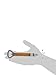 Tablecraft Magnetic Stainless Steel Bottle and Can Opener with Wood Handle, Clamshell