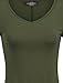 Made By Johnny MBJ WT737 Womens Long Sleeve Handkerchief Tunic XL Olive