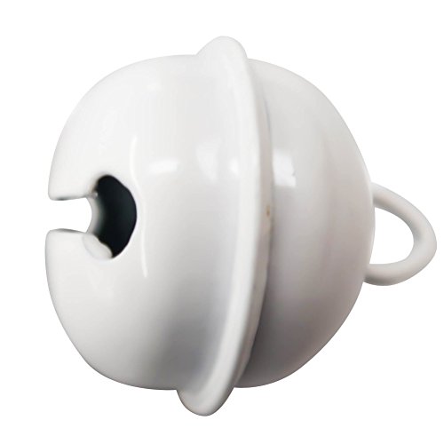 TOAOB 3 pcs Candy Gray Pet Collar Bell Charm Pendant for Dog Cat Collar Decoration and DIY Crafts