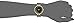 Anne Klein Women's AK/2130BKGB Swarovski Crystal Accented Gold-Tone and Black Ceramic Bracelet Watch