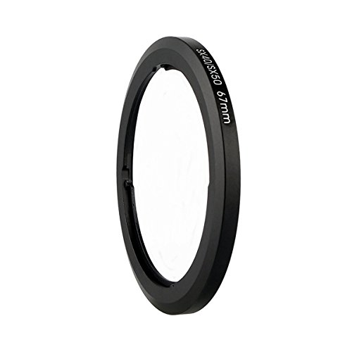 CamRebel 67mm Metal Filter Adapter for Canon PowerShot SX530 HS SX60 HS SX50 HS SX40 IS SX30 IS SX20 IS SX10 IS SX1 IS SX520 HS replacement for Canon FA-DC67A