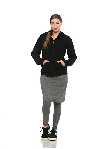 Undercover Activewear Ladies Heather Grey Skirt with Attached Leggings L