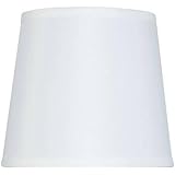 Hard-Back, Drum Lamp Shade, White