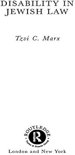 Download Disability in Jewish Law PDF