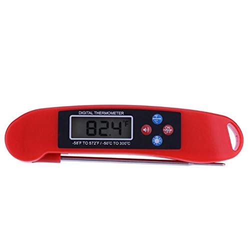 Digital Instant Read Meat Thermometer Folding Outdoor Cooking Food Meat Probe Kitchen LCD Voice Reading Gas Oven BBQ