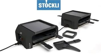 Stöckli Pizza Grill, Raclette Grill Set FourFour anthrazit - Neues Modell