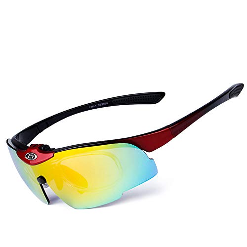 TWFY Fahrradbrillen Radfahren Laufen Sport-Sonnenbrille polarisierte Sport-Sonnenbrille Superlight-Rahmen-Design for…