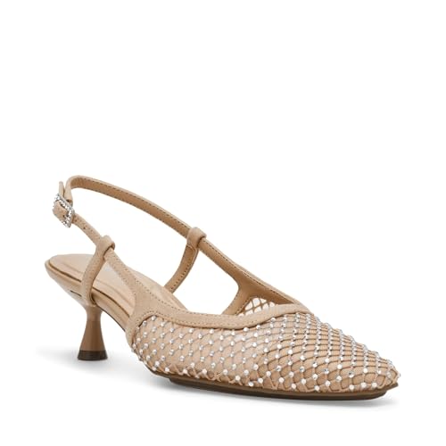 Anne Klein Women's Slingback Dress Heels Thia, Crystals, 7