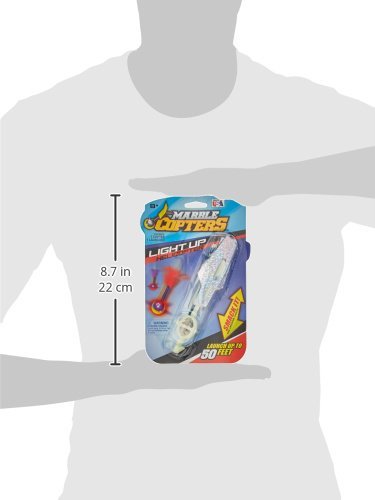 Skullduggery Marble Copters Light-Up Launch-Powered High Flying Finger Rocket Copter
